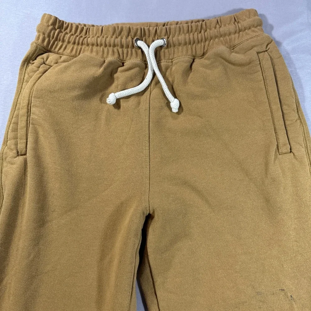 The North Face Heritage Patch Joggers Mens Small Brown Tan Fleece Sweatpants